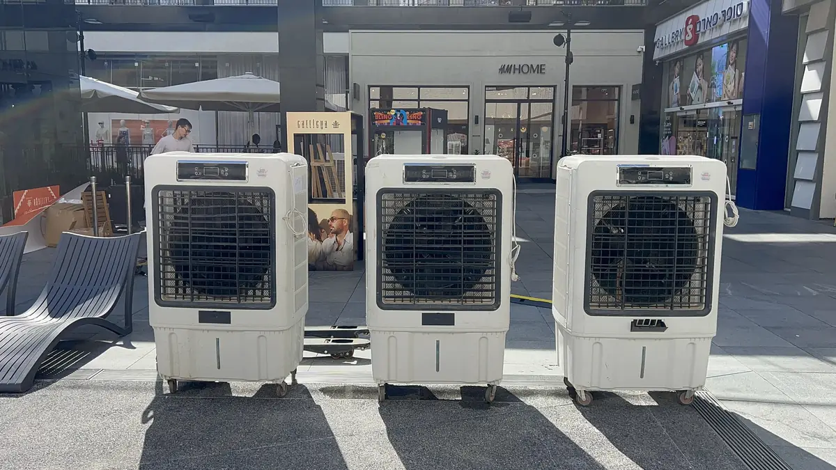 שלושה מצננים להשכרה ברחבה עירונית — קירור אזורי קהל באירוע חוצות | ARTM